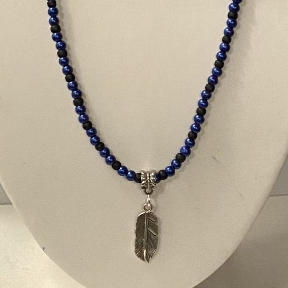 Feather necklaces